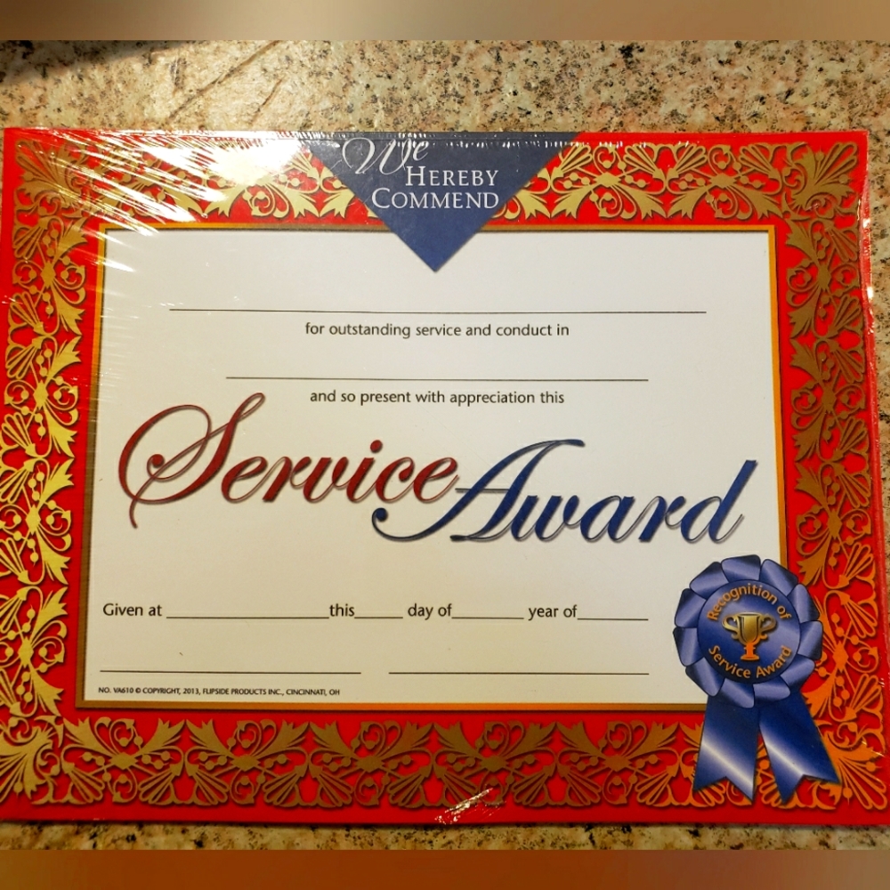 Service Award Certificates- Students, Teacher, Class Superlatives, Encouragement
